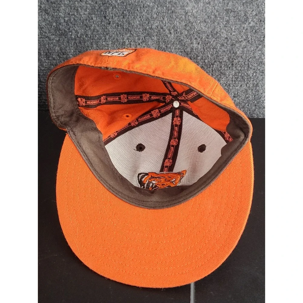 Cleveland Browns Reebok Fitted Hat‎ Sz 7 1/8 Vintage NFL Wool Cap Bulldog Logo